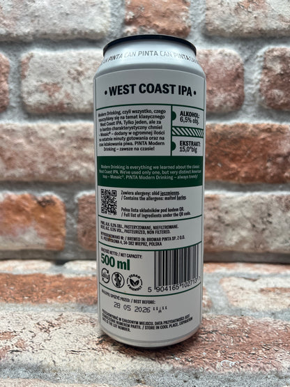 Pinta Modern Drinking West Coast IPA - 50 CL