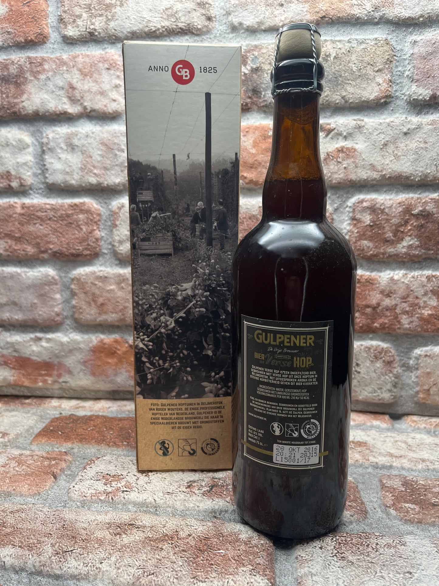 Gulpener Bier van Verse Hop 2015 Lager - 75 CL