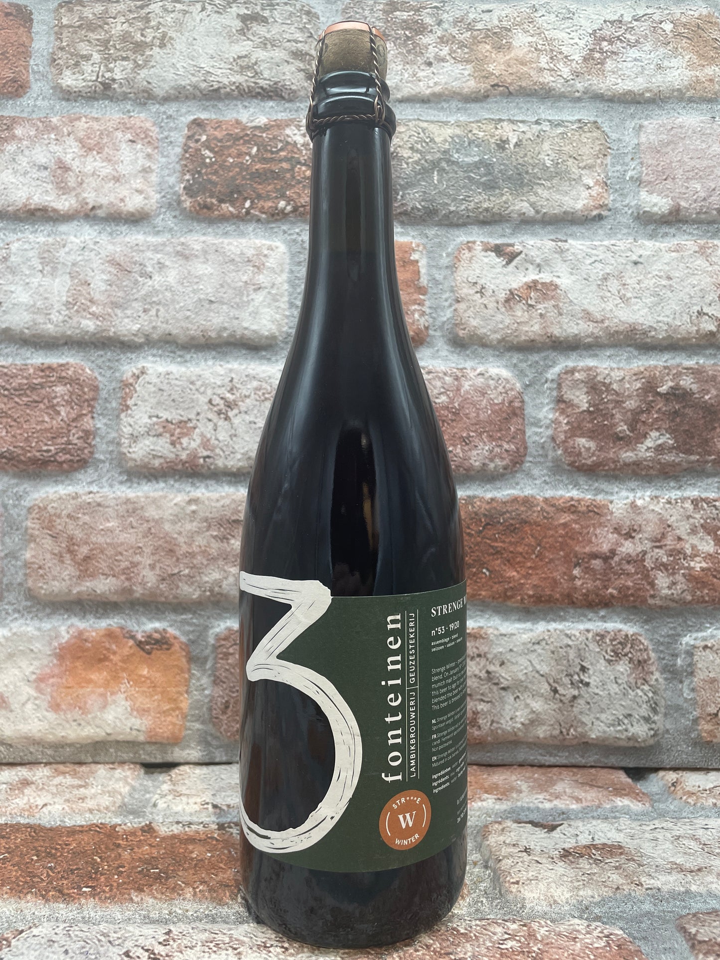 3 Fonteinen Strenge Winter (Season 19/20) Blend 53 2020 Lambiek/Geuze - 75 CL