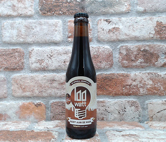 100 Watt Noot Aan De Man BA Imperial Brown Ale - 33 CL