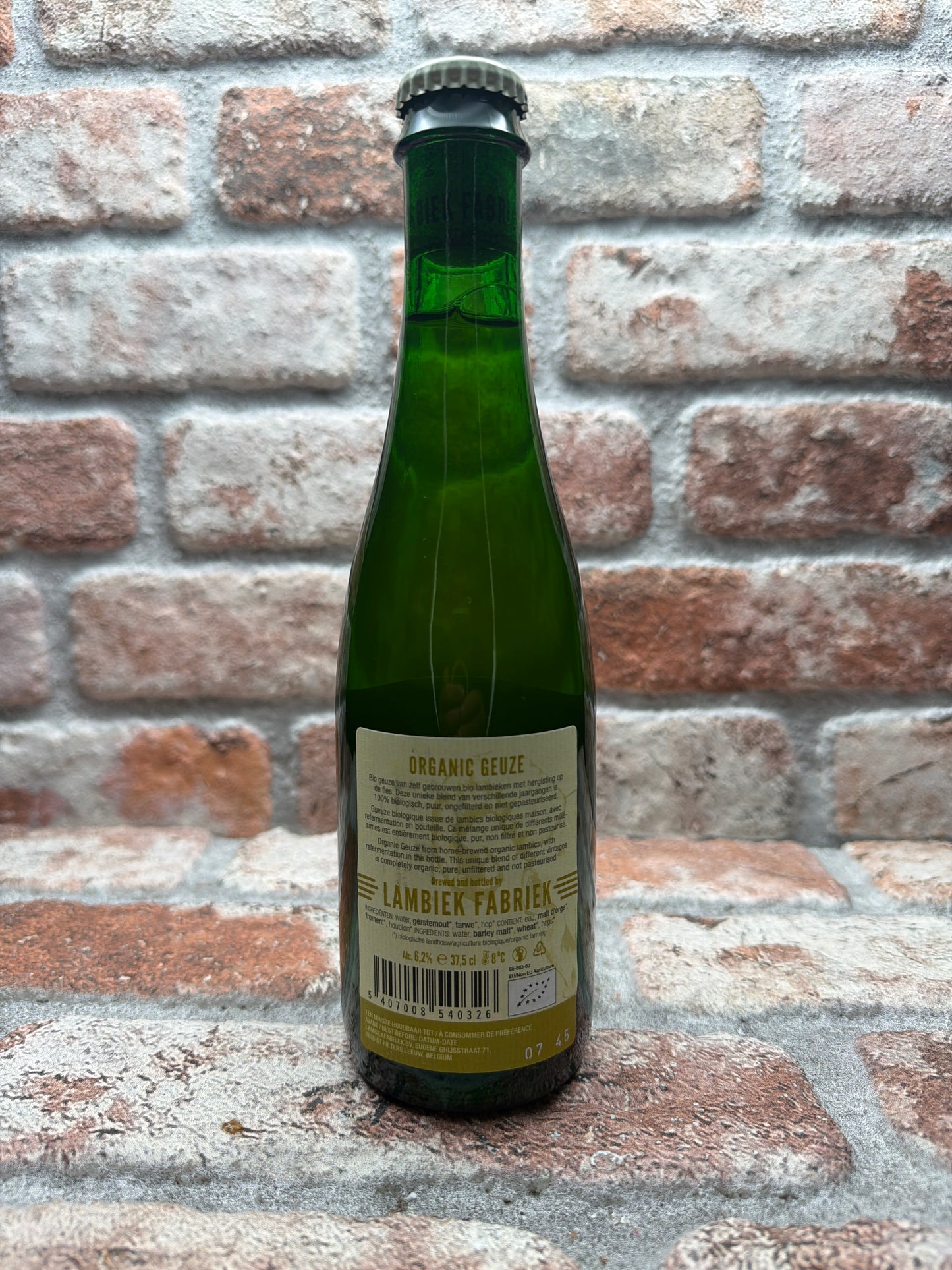 Lambiek Fabriek Organic Geuze Natur-Elle Lambiek/Geuze - 37.5 CL