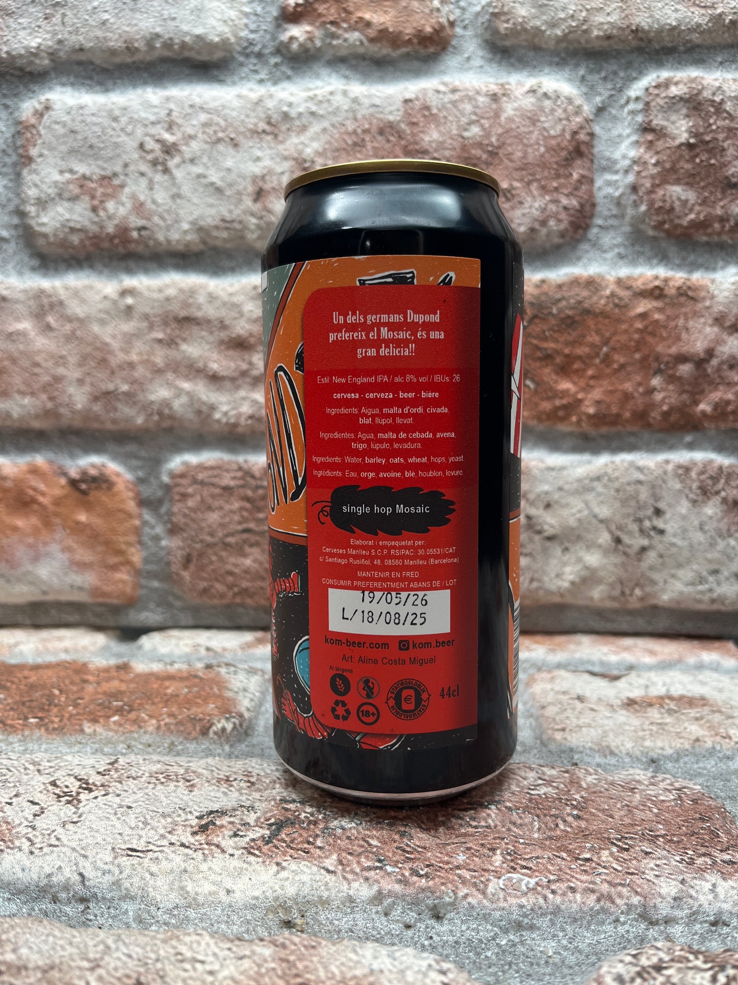 Kom Beer Dupond IPA - 44 CL