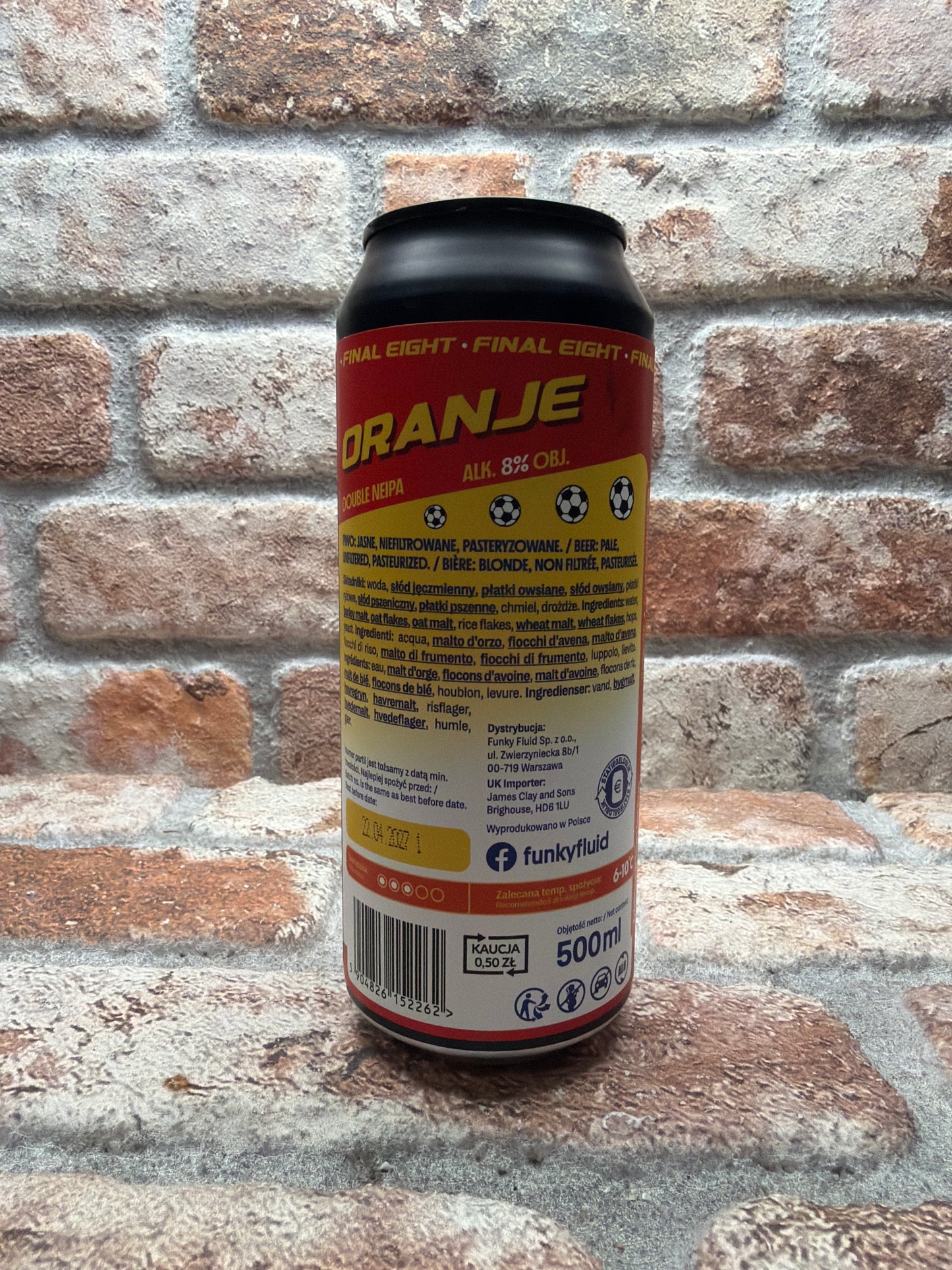 Funky Fluid Oranje (Final Eight - Netherlands) IPA - 50 CL