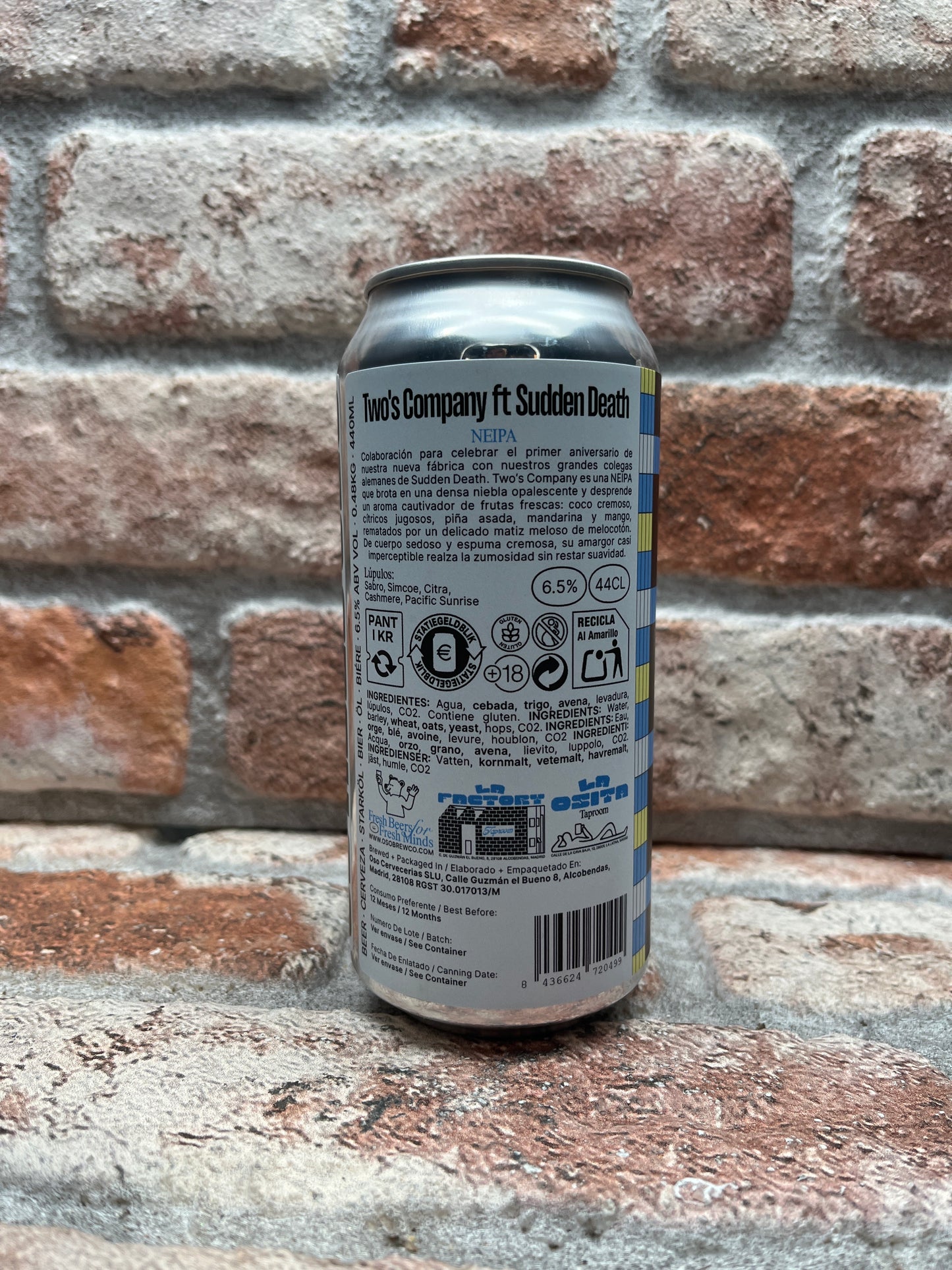 Oso Brew Two's Company NEIPA - 44 CL