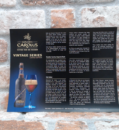 Gouden Carolus Cuvee van de keizer Vintage series 2x 2017 & 1x 2019 Quadrupel - 75 CL