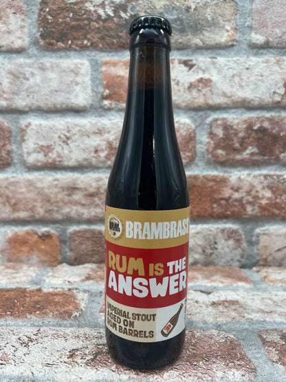 Brambrass Rum Is The Answer Stout - 33 CL
