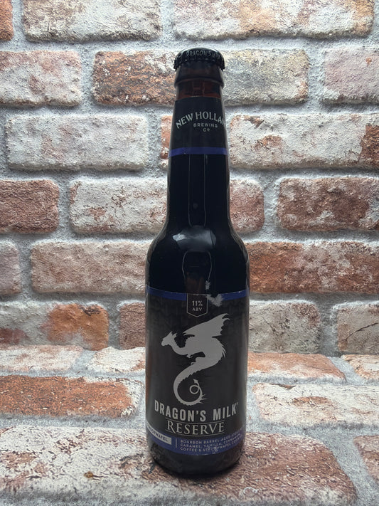New Holland Brewing Dragon’s Milk Reserve: Bourbon Barrel-Aged Stout With Stroopwafel Cookies, Coffee, Caramel, And Cinnamon (2022-2) - 35 CL