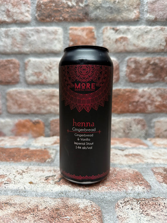 More Brewing Company Henna: Gingerbread Stout - 47.3 CL (1 pint)