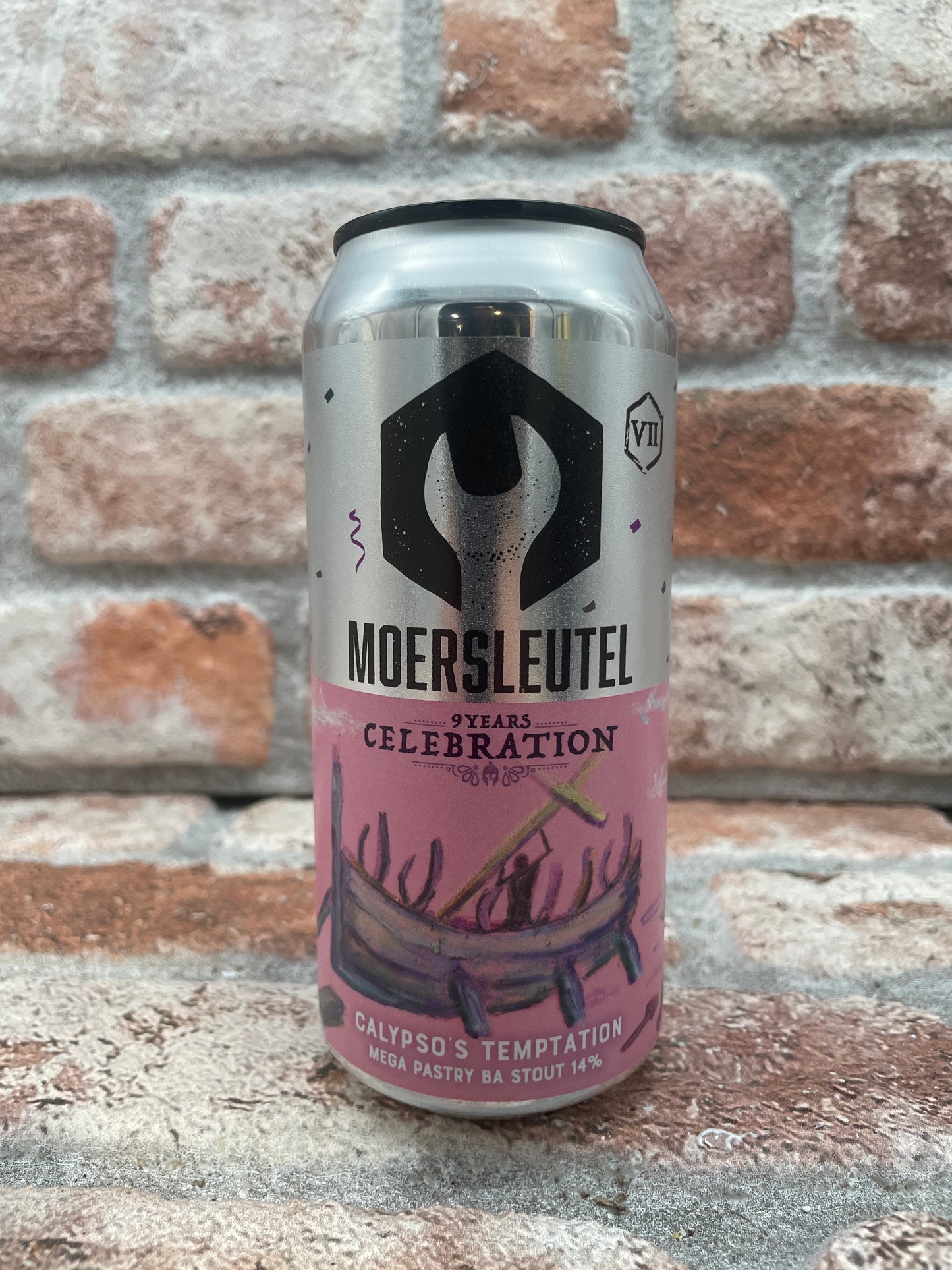 Moersleutel 9 years: Calypso's Temptation Mega Pastry BA Stout - 44 CL