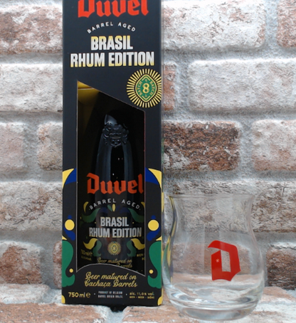 Duvel Barrel Aged Badge #8 Brazil Rum Edition incl. Glas - 75 CL