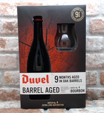 Duvel Barrel Aged Badge #4 Bourbon inkl. Glas – 75 CL