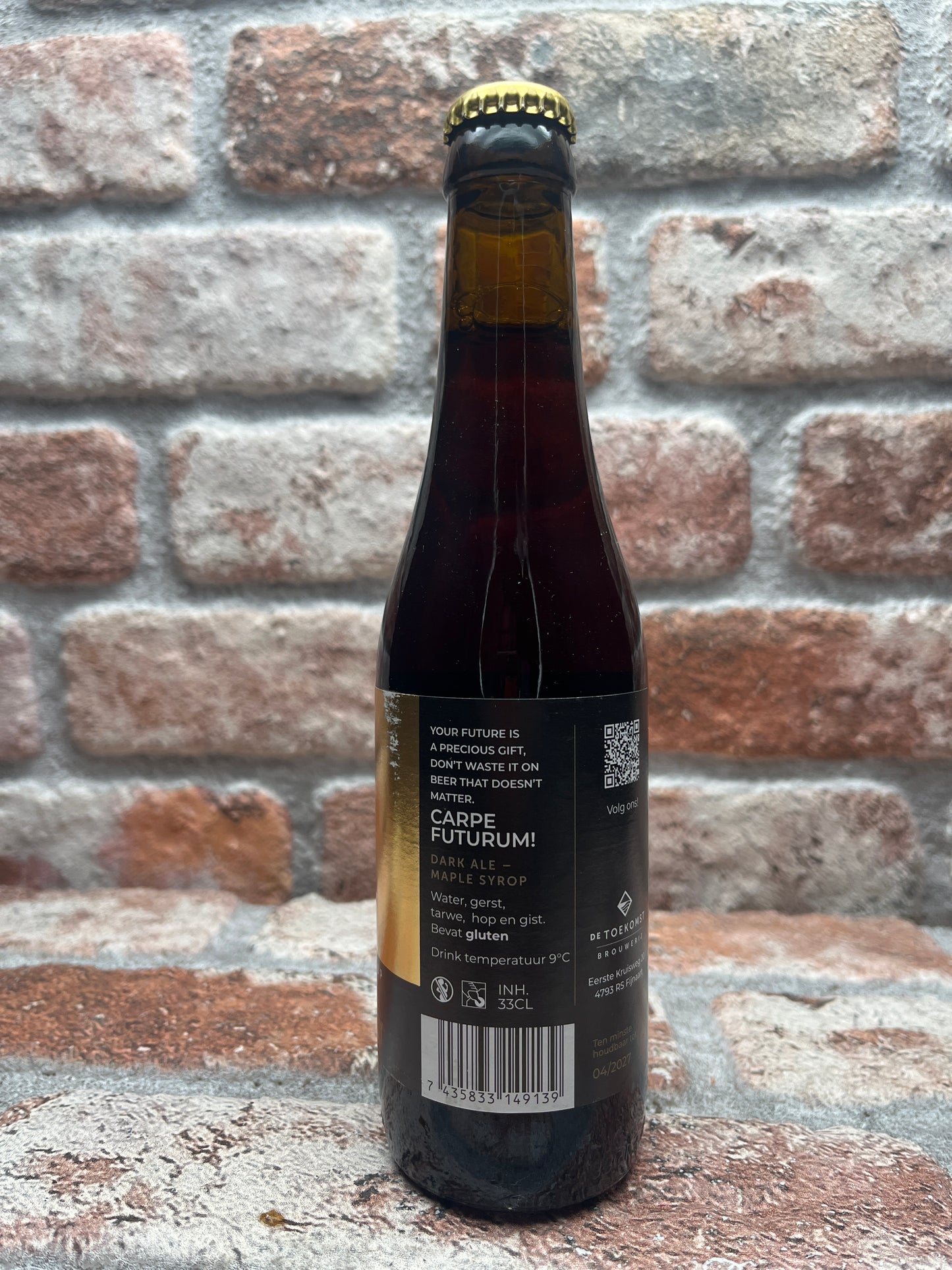 Brouwerij De Toekomst Futurum Dark Ale BA Maple Syrup Quadrupel - 33 CL