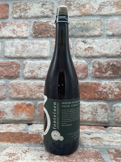 3 Fonteinen Speling Van Het Lot XI.v: Pruim: Conducta + Opal 2020 Lambiek/Geuze - 75 CL