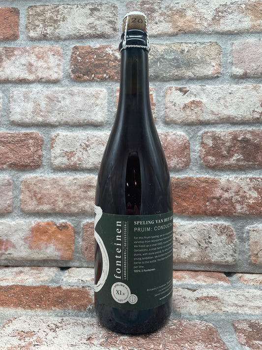 3 Fonteinen Speling Van Het Lot XI.v: Pruim: Conducta + Opal 2020 Lambiek/Geuze - 75 CL
