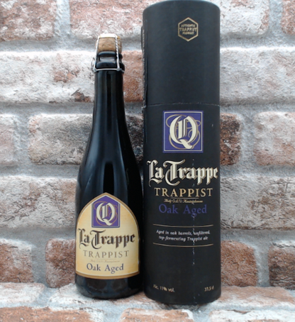 La Trappe Quadrupel Oak Aged Batch 25 - Met koker 2016 - 37.5 CL