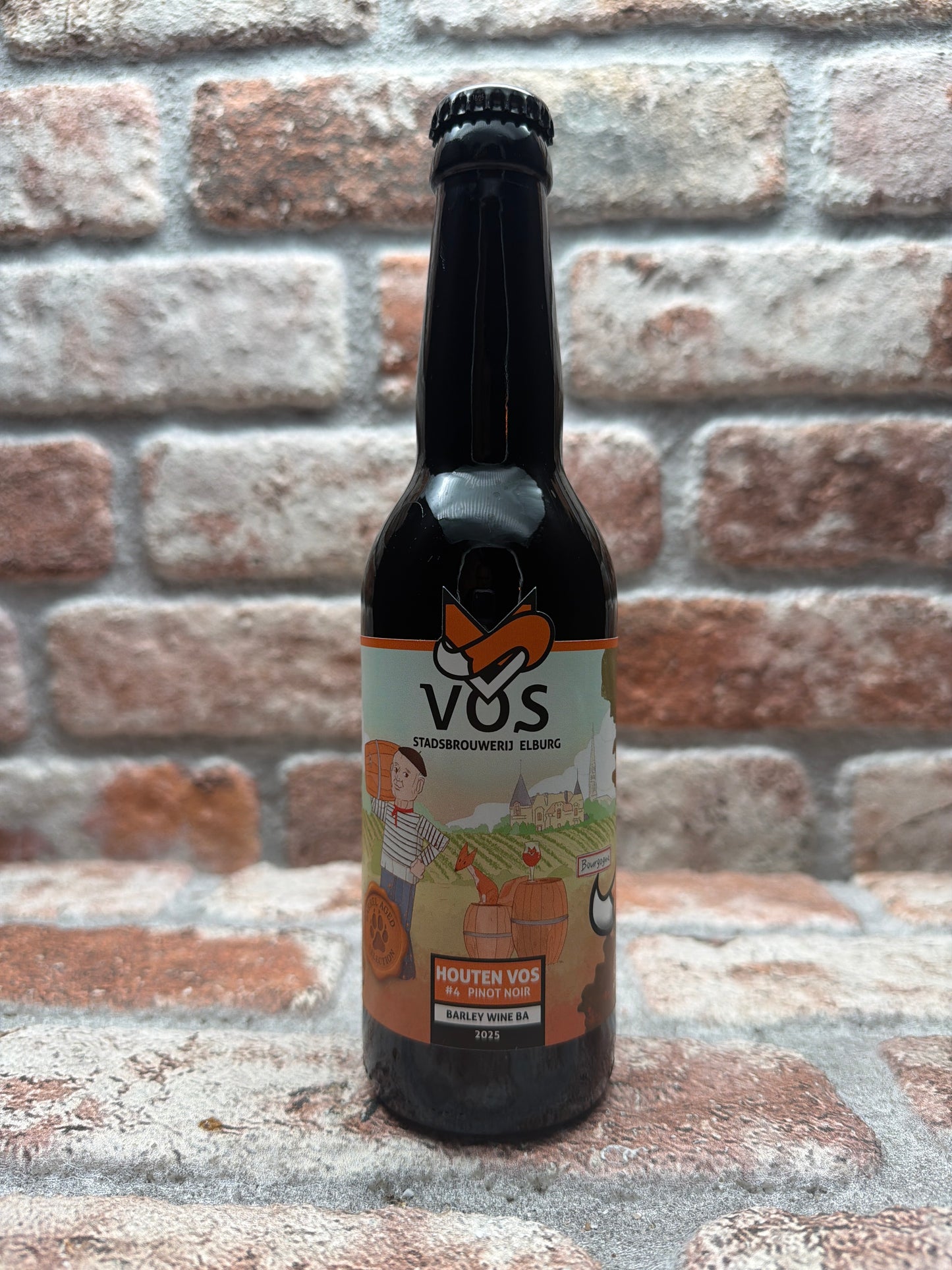 Stadsbrouwerij Vos Houten Vos (Barrel Aged) #4 - Pinot Noir Barleywine - 33 CL