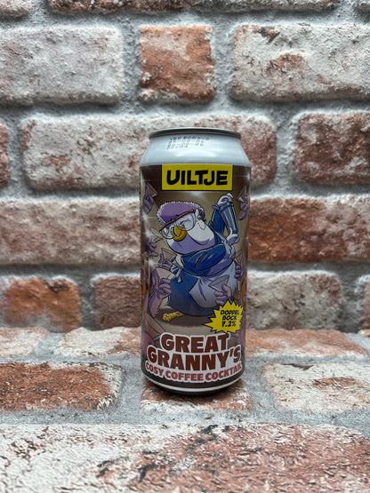 Uiltje Brewing Company Great Granny's Cosy Coffee Cocktail Bock - 44 CL