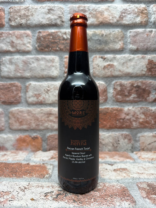 More Brewing Company Barrel-Aged Henna: Pecan French Toast Stout - 50 CL