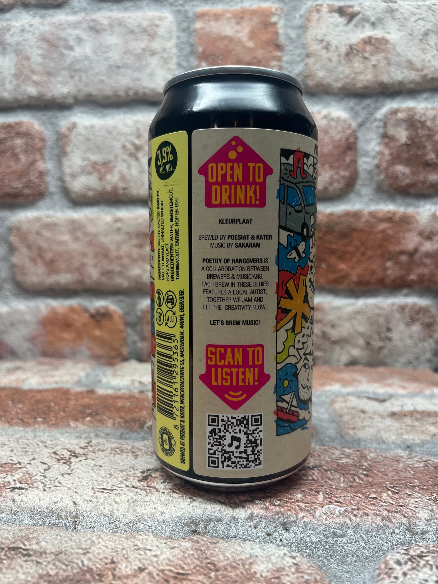 Poesiat & Kater Kleurplaat IPA - 44 CL