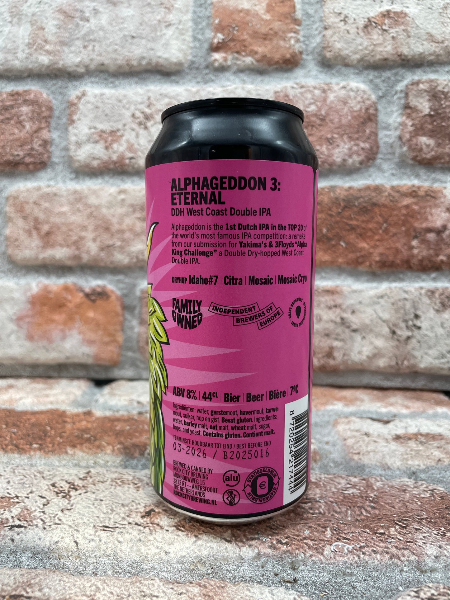 Rock City Alphageddon 3: Eternal DDH Westcoast DIPA - 44 CL