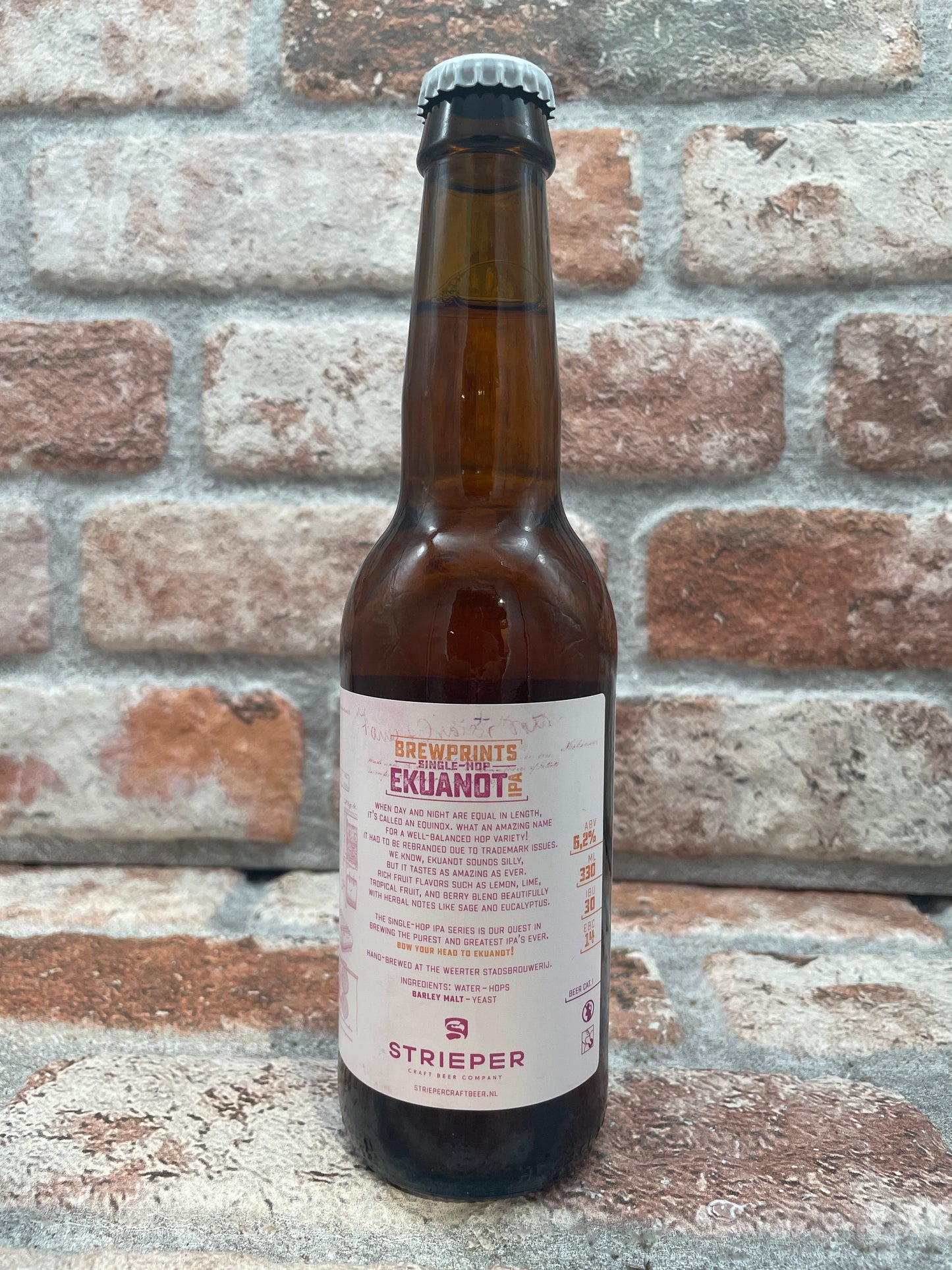 Strieper The Amazing Single Hop Ipa Ekuanot Worship Gear IPA - 33 CL