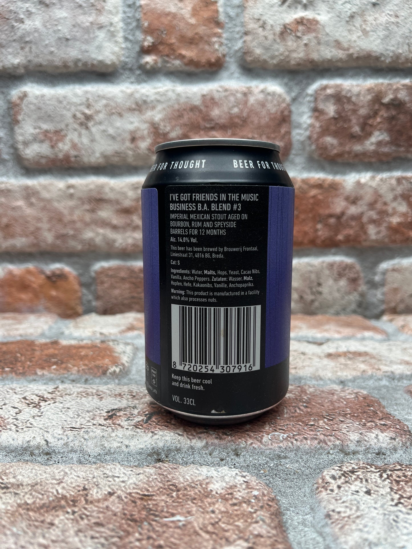 Frontaal I've Got Friends In The Music Business B.A. Blend #3 2022 Stout - 33 CL