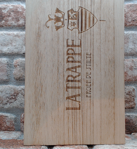 La Trappe Wooden Box La Trappe Quadrupel &amp; Isid'or 2020 - 2 x 75 CL