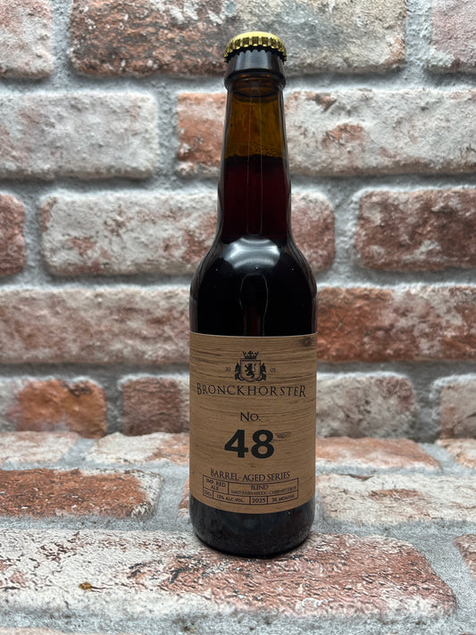 Bronckhorster Barrel Aged Series No.48 (Red Ale - Wine Blend) Stout - 33 CL