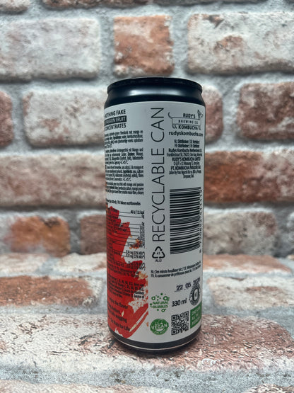 Rudy's Kombucha Passion Fruit & Mango Alcoholvrij - 33 CL