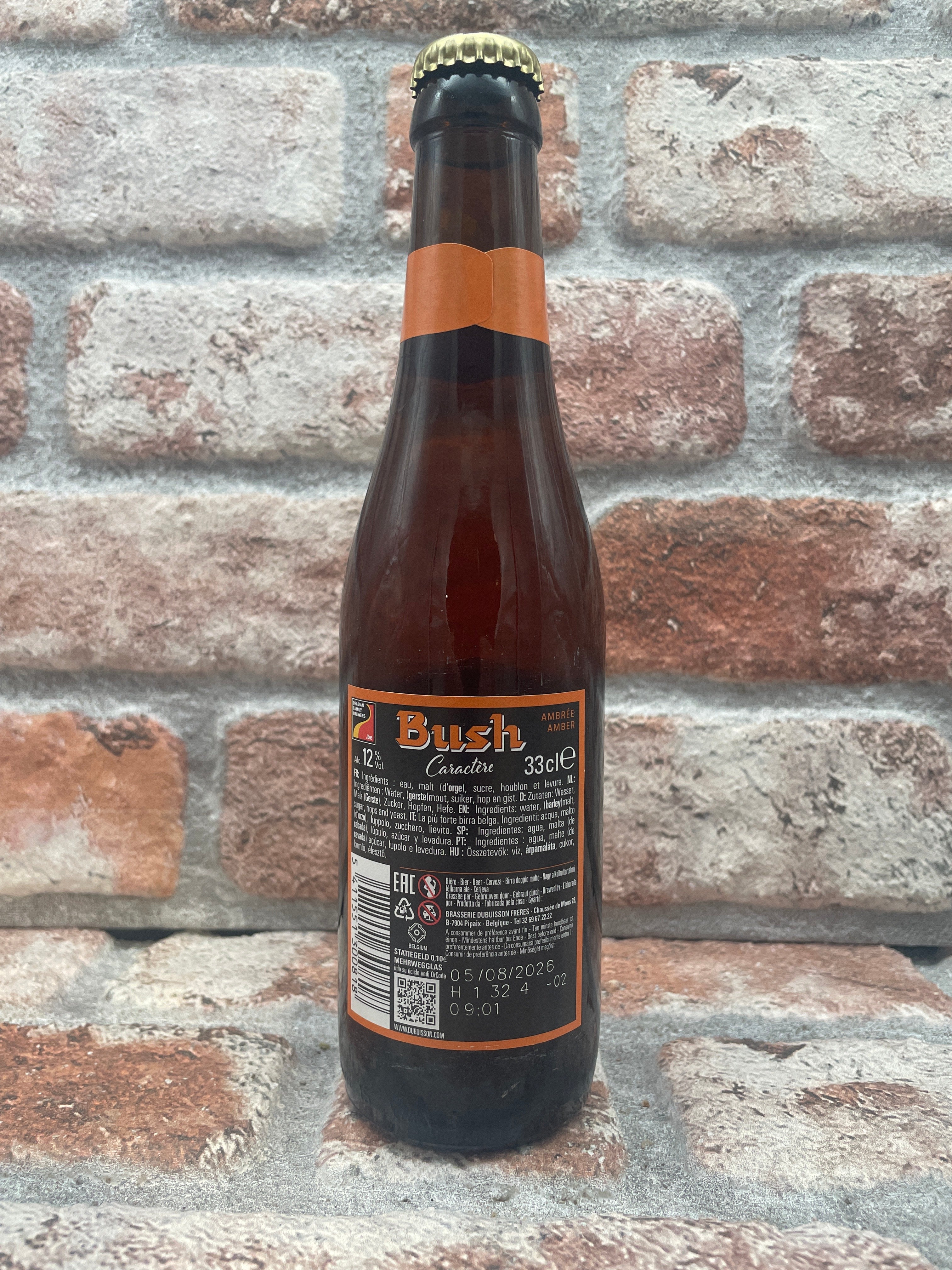 Bush Caractère Quadrupel bier - 33 CL – House Of Beers