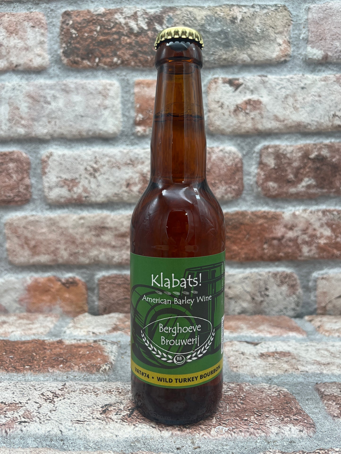 Berghoeve Vat#74 Klabats! Barrel Aged Wild Turkey Bourbon Barleywine - 33 CL