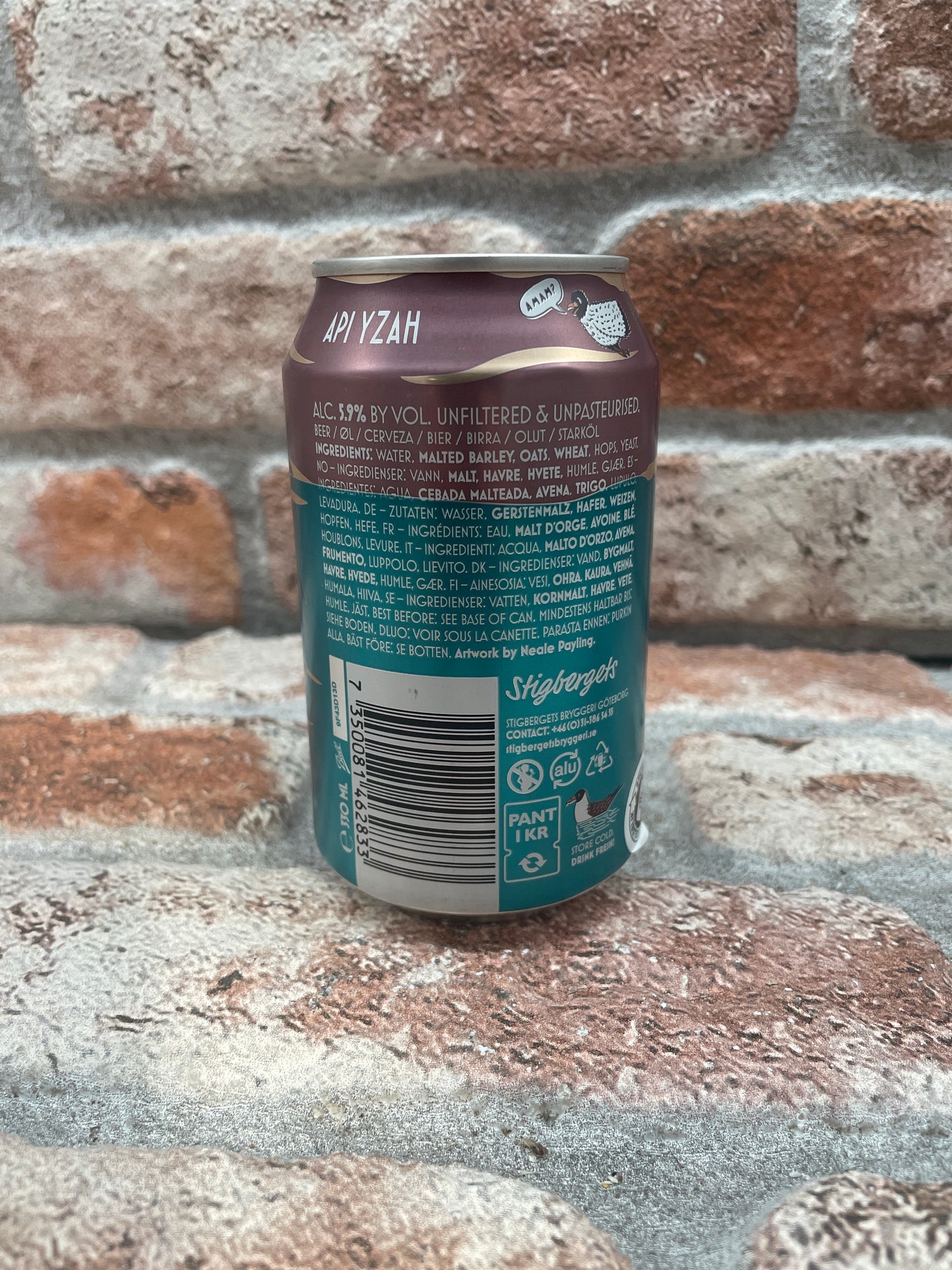 Stigbergets API YZAH IPA - 33 CL