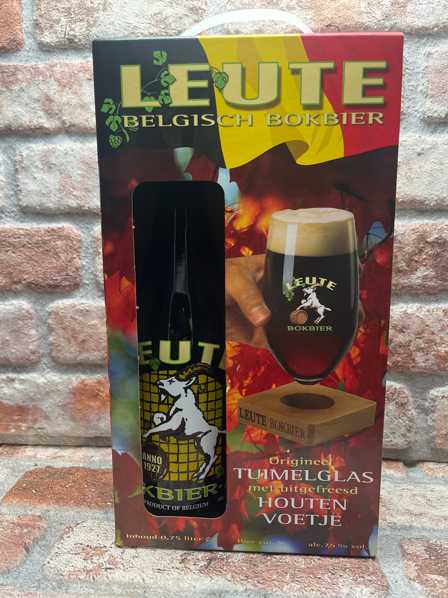 Leute Bokbier Inclusief Glas 2013 Bock - 75 CL