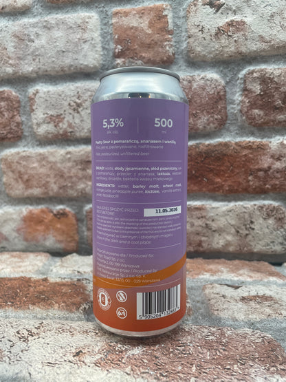 Magic Road Pretty Orange, Pineapple & Vanilla Sour - 50 CL