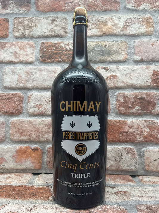 Chimay Cinq Cents (White) Magnum 2021 Tripel - 1.5 L