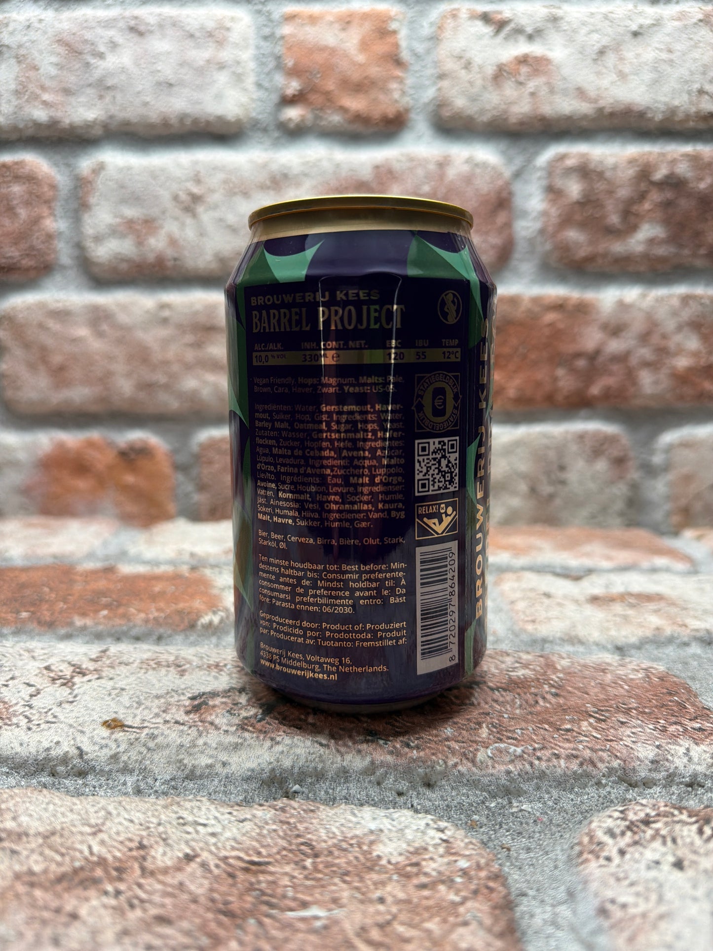 Brouwerij Kees Barrel Project 2026 Imperial Stout Aged In Buffalo Trace Barrels For 11 Months - 33 CL