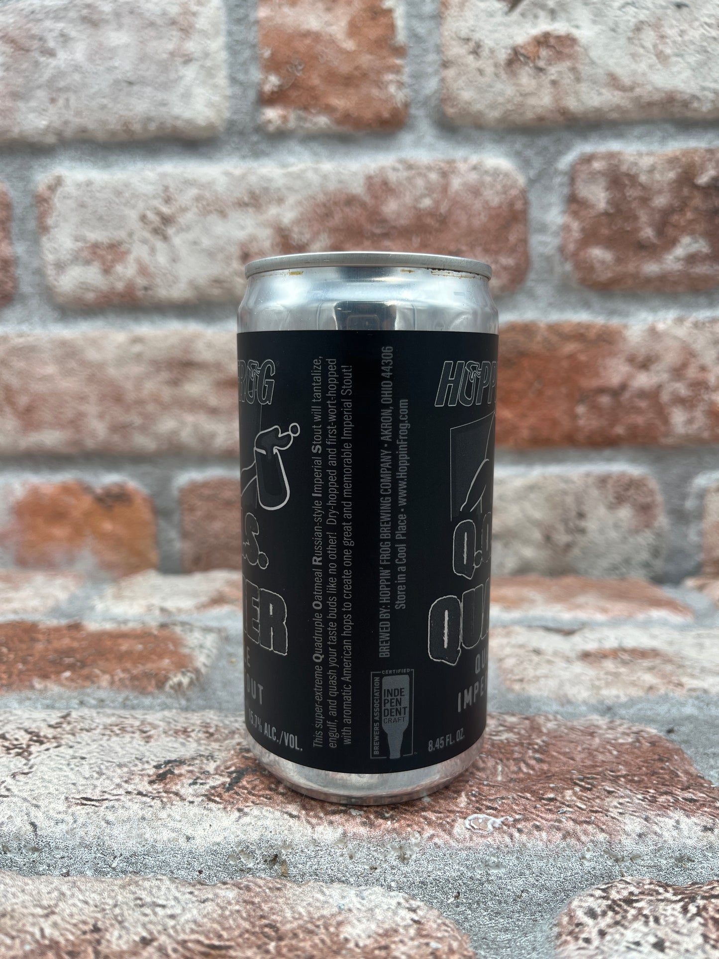 Hoppin'Frog Q.O.R.I.S. The Quasher Quadruple Oatmeal-Imperial Stout - 20 CL