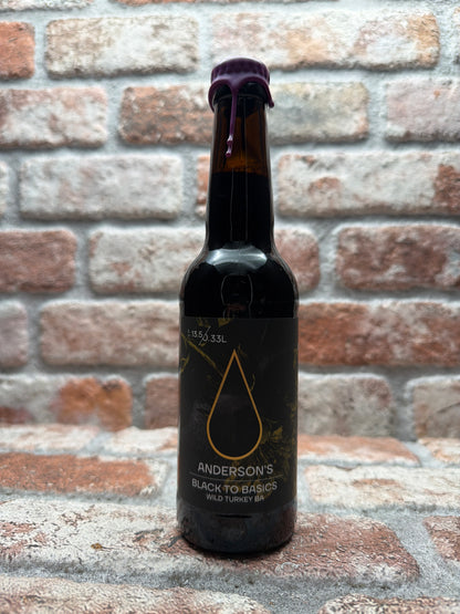 Anderson's Brewery Black To Basics (Wild Turkey BA) Stout - 33 CL