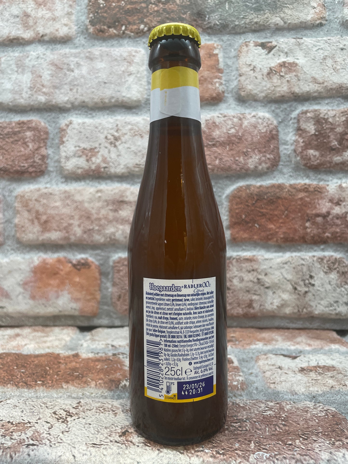 Hoegaarden Radler 0.0 Citrus Alcoholvrij - 25 CL