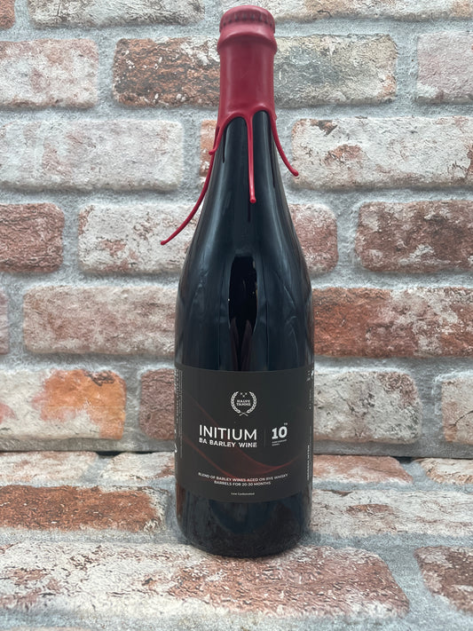 Halve Tamme 10th Anniversay series  Initium Barleywine - 75 CL - House of Beers Uden