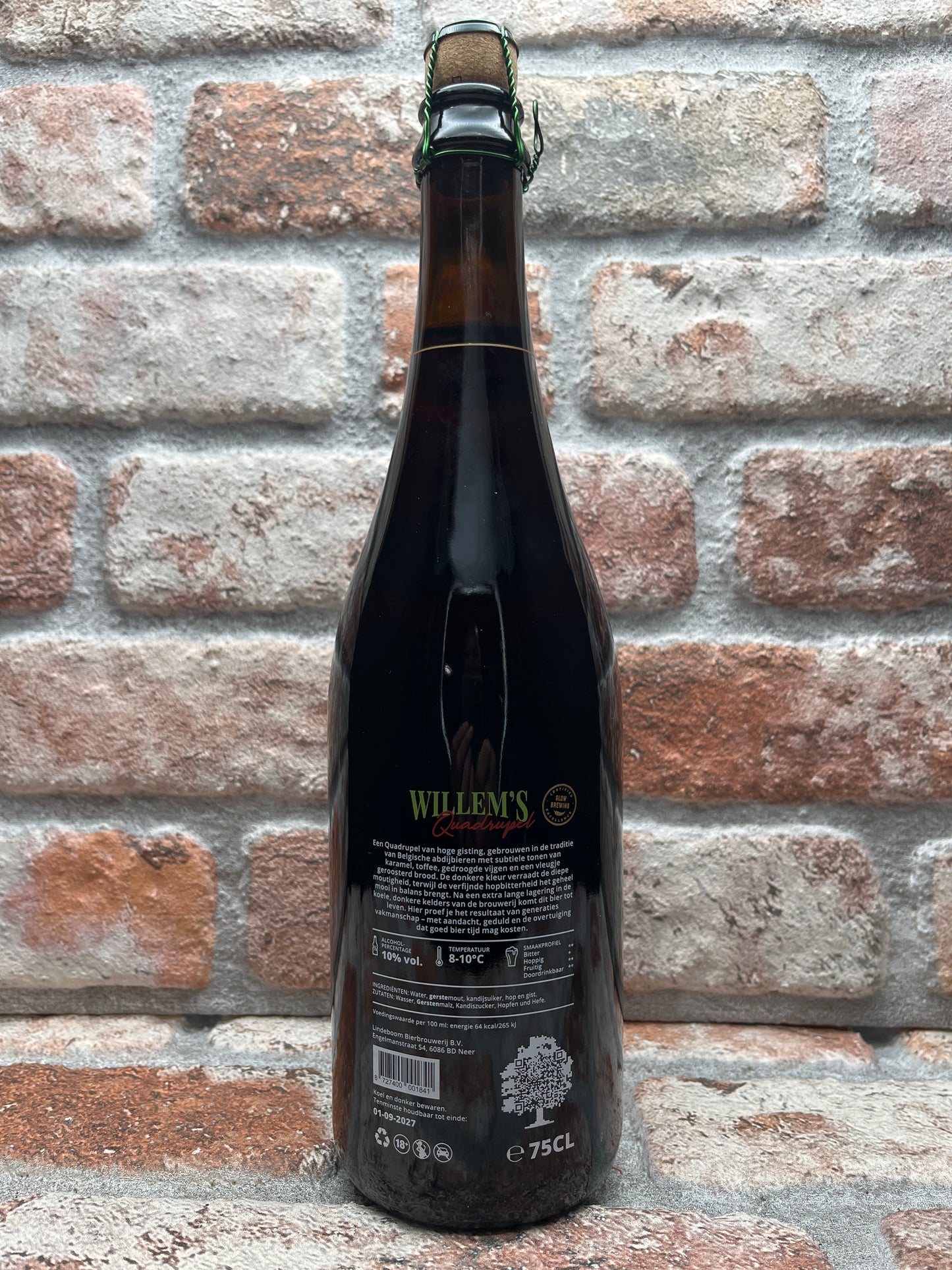 Lindeboom Willem's Erfenis: Quadrupel Quadrupel - 75 CL