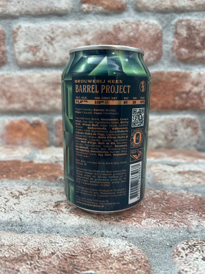 Brouwerij Kees Barrel Project Dark Saison Aged In Brandy Barrels 2025 Saison Ale - 33 CL