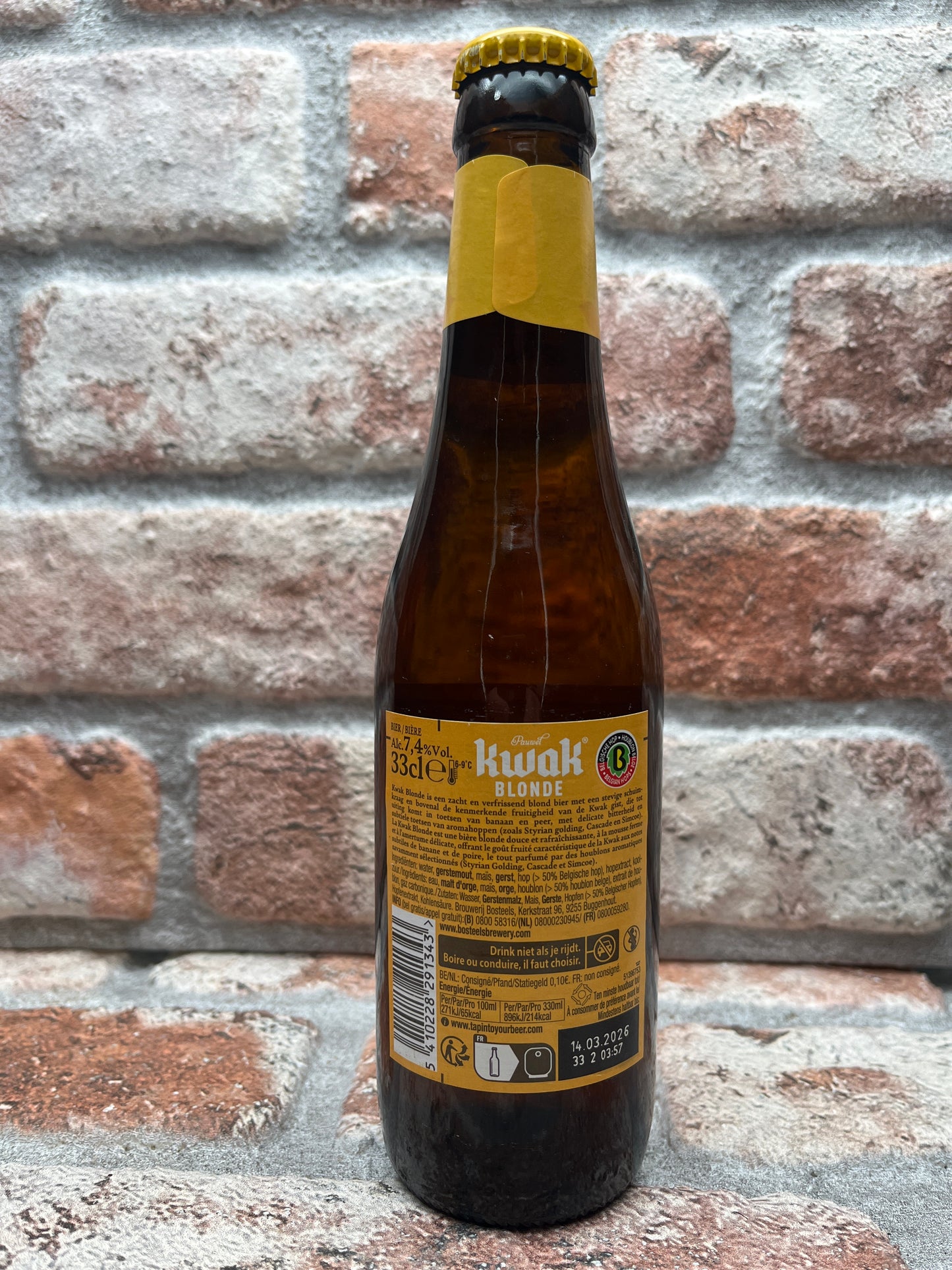 Brouwerij Bosteels Kwak Blond - 33 CL