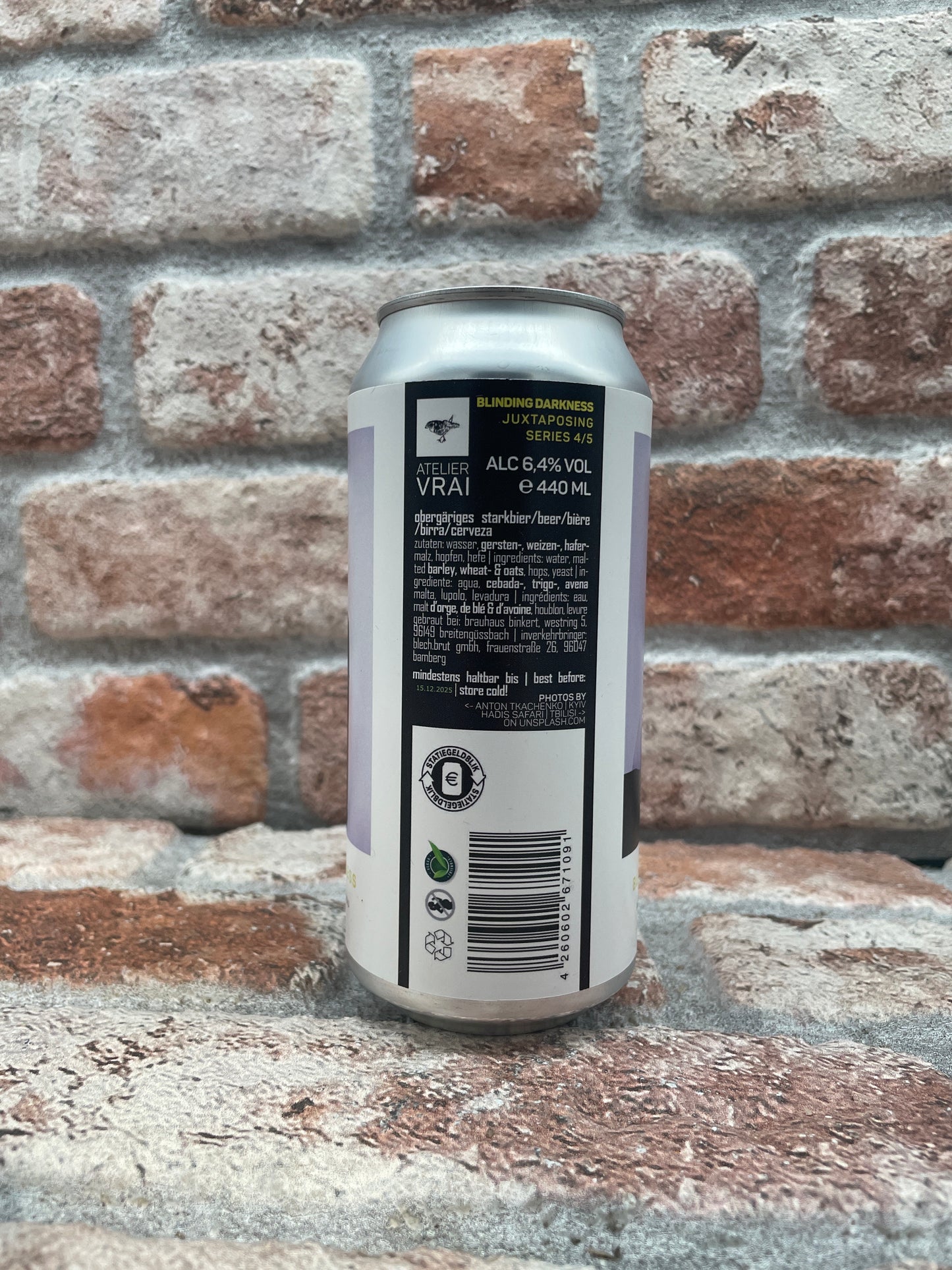 Atelier Vrai Blinding Darkness IPA - 44 CL