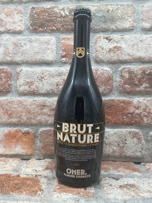 Omer Brut Nature 2021 Champagnebier - 75 CL - House of Beers Uden