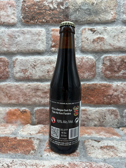 Struise Brouwers XXX Rye Triple Reserva Bourbon BA 2022 Quadrupel - 33 CL