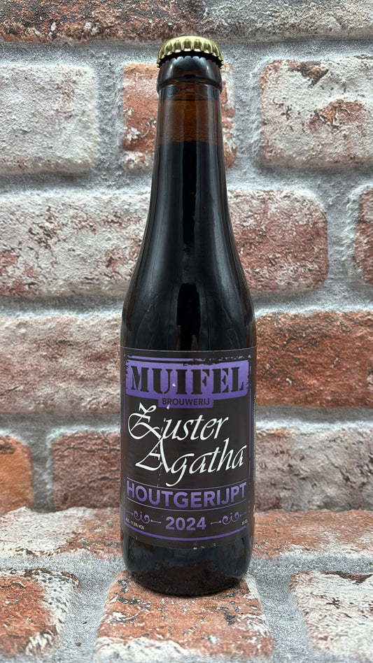 Muifel Brouwerij Zuster Agatha Houtgerijpt 2024 Quadrupel - 33 CL - House of Beers Uden