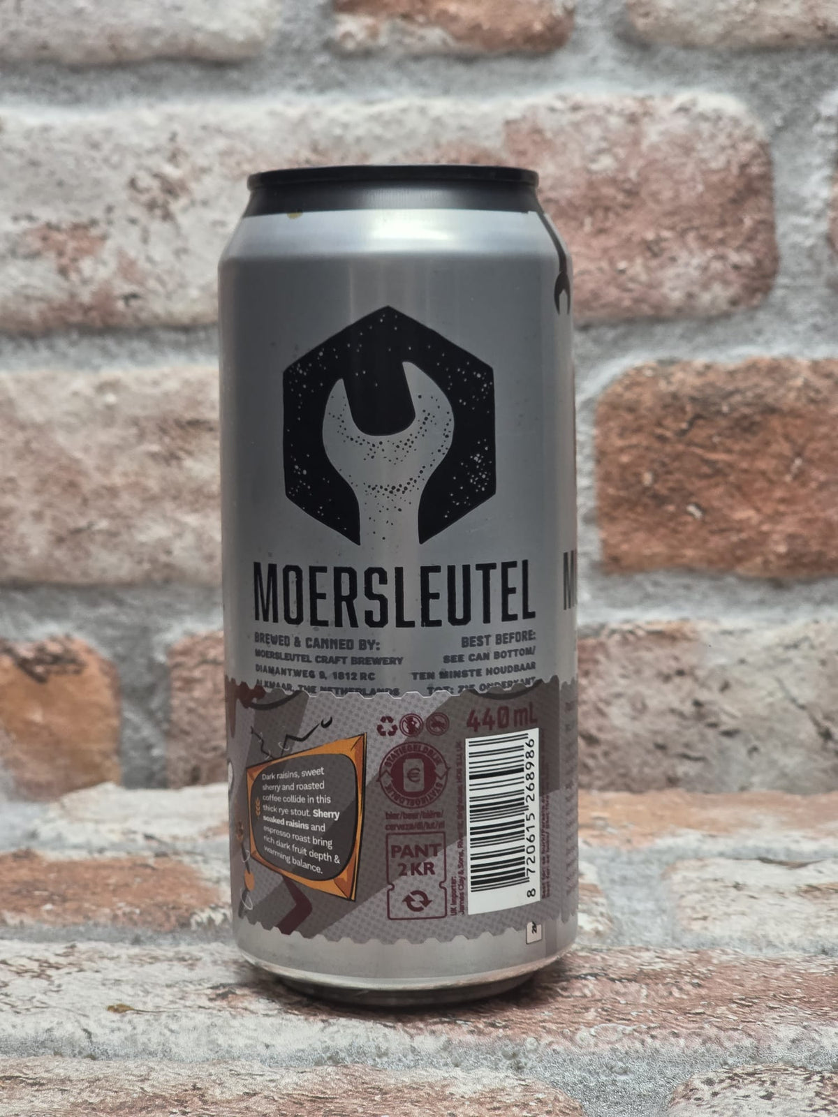Moersleutel Craft Brewery Pastry Factory: Raisins Soaked In Fortified Wine Stout - 44 CL