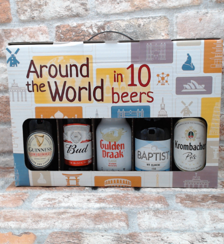 Cadeaupakket Around the World in 10 Beers - 33 CL