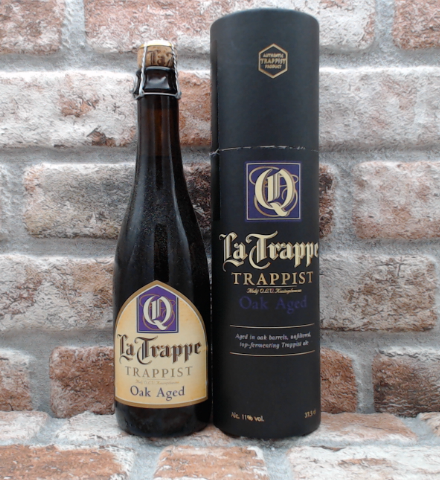 La Trappe Quadrupel Oak Aged Batch 36 - Met koker 2019 - 37.5 CL